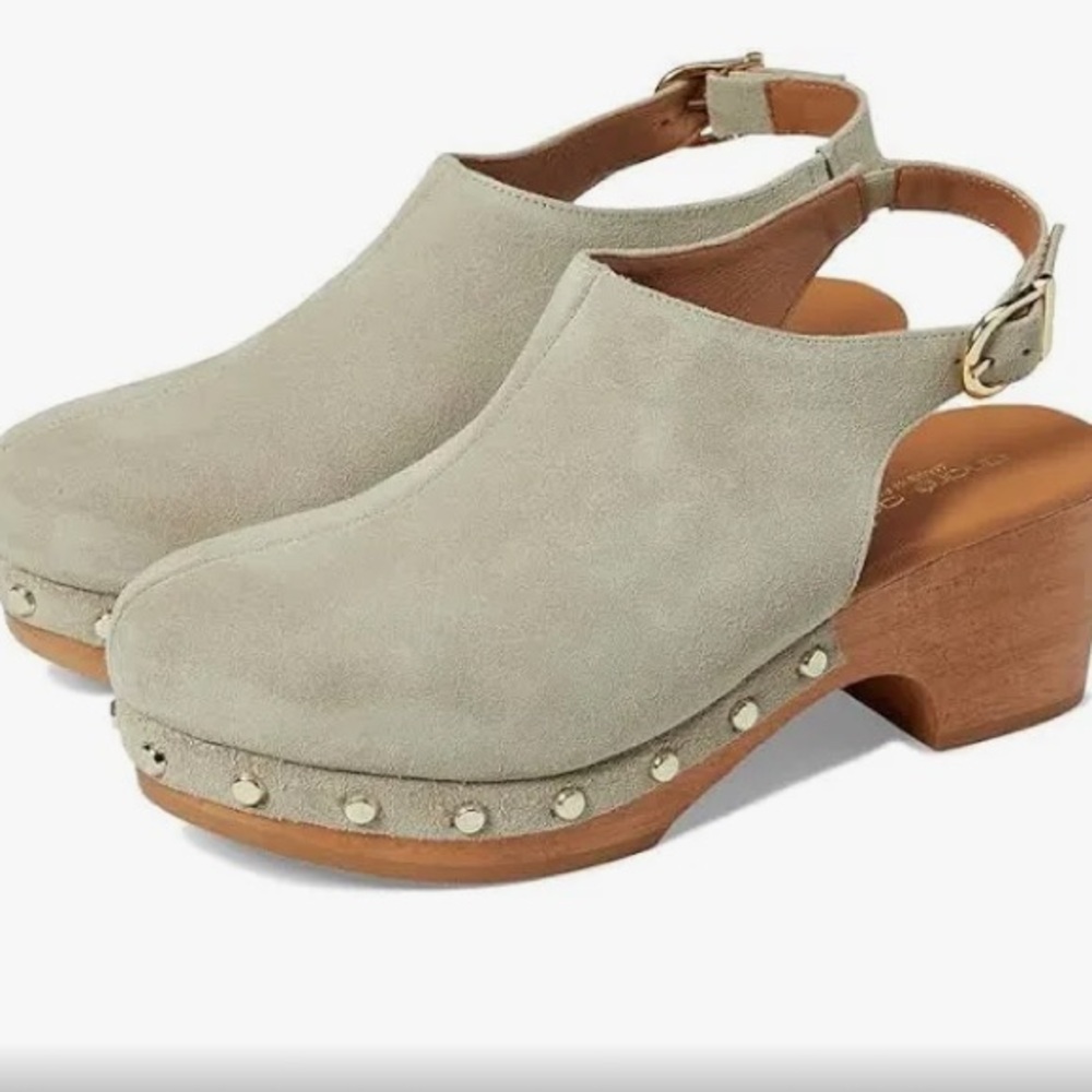 ANDRE ASSOUS Skylar,suede sandals-clogs